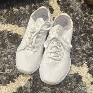 EUC Adidas Pure White Sneakers